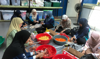 Program Gotong Royong Iftar Jamaie Sempena Festival Ramadan 2024M / 1445h Peringkat Universiti Malaysia Pahang Al-Sultan Abdullah (UMPSA) pada 12 Mac 2024 bertempat di Masjid UMPSA Kampus Gambang 